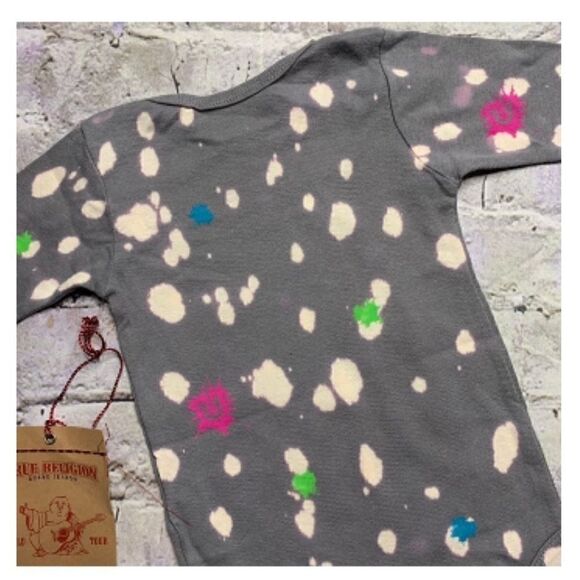 True Religion Paint Splatter Onesie - Picture 7 of 7